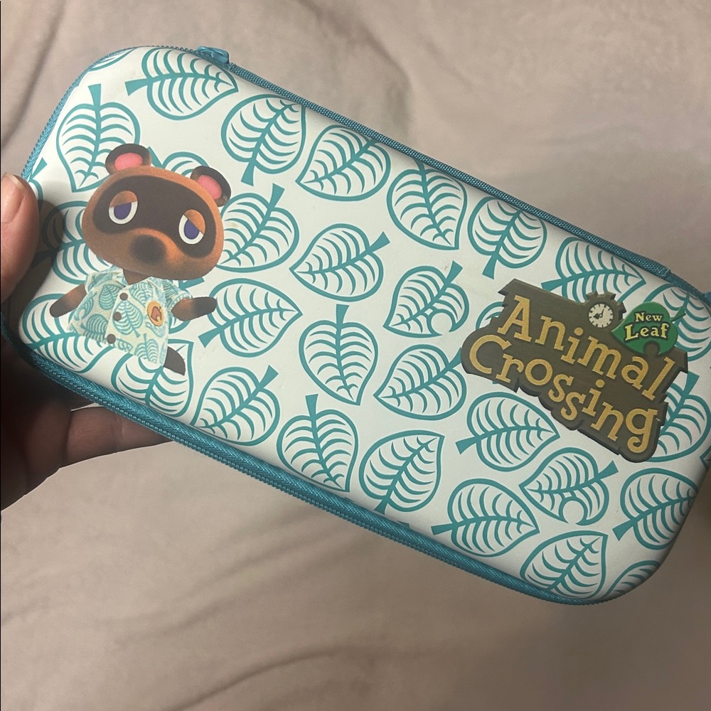 Animal Crossing Leaf Pattern NINTENDO SWITCH CASE